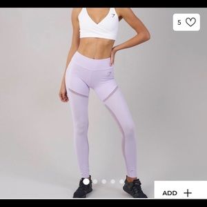 BLACK Gymshark mesh leggings size S